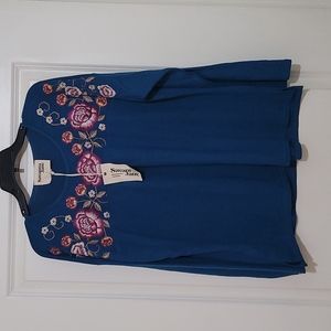 NWT Savanna Jane sweater blouse top large